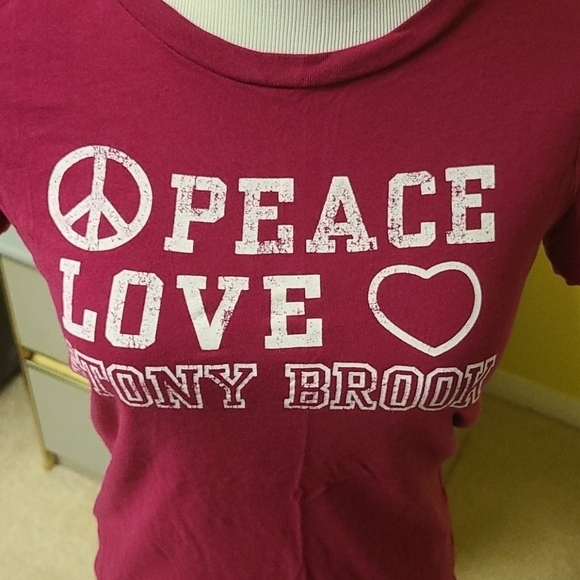 Stony Brook University tee slim fit L - Picture 3 of 5